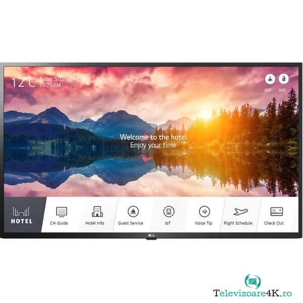 LG Televizor Hotelier LED LG 55US662H, 139 cm, Ultra HD 4K, Smart TV, WiFi, CI, Negru