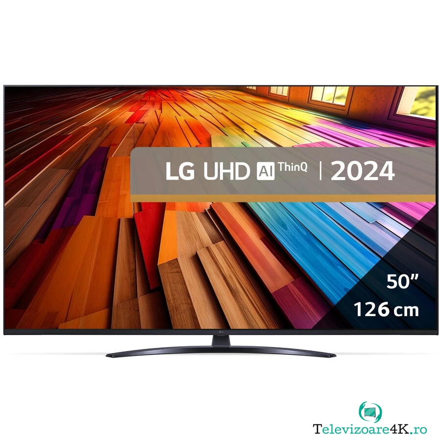 LG Televizor LG LED 65UT81003LA, 164 cm, Smart, 4K Ultra HD, Clasa F (Model 2024)