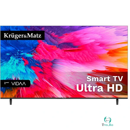 TV ULTRAHD 4K 65 INCH 165CM SMART VIDAA KRUGER&MATZ la 2,515.99 lei ron