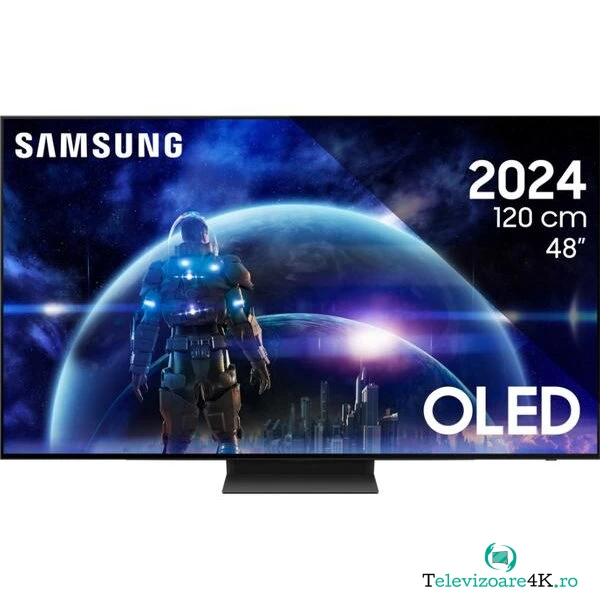 Samsung Televizor OLED Samsung 122 cm, 48S90D, Ultra HD 4K, Smart TV, WiFi, CI+, Negru