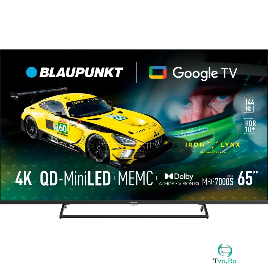 Blaupunkt Televizor Blaupunkt 65MBG7000S, 65, 163 cm, MINILED, 4K UHD, Smart TV, Wi-Fi, Bluetooth, 144Hz, Negru la 3,463.99 lei ron