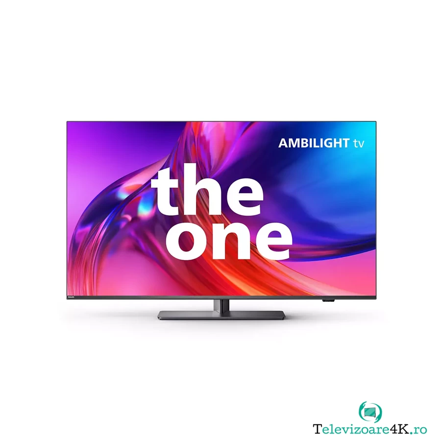 Philips Televizor Philips AMBILIGHT tv LED 43PUS8818, 108 cm, Google TV, 4K Ultra HD, 100 Hz, Clasa G