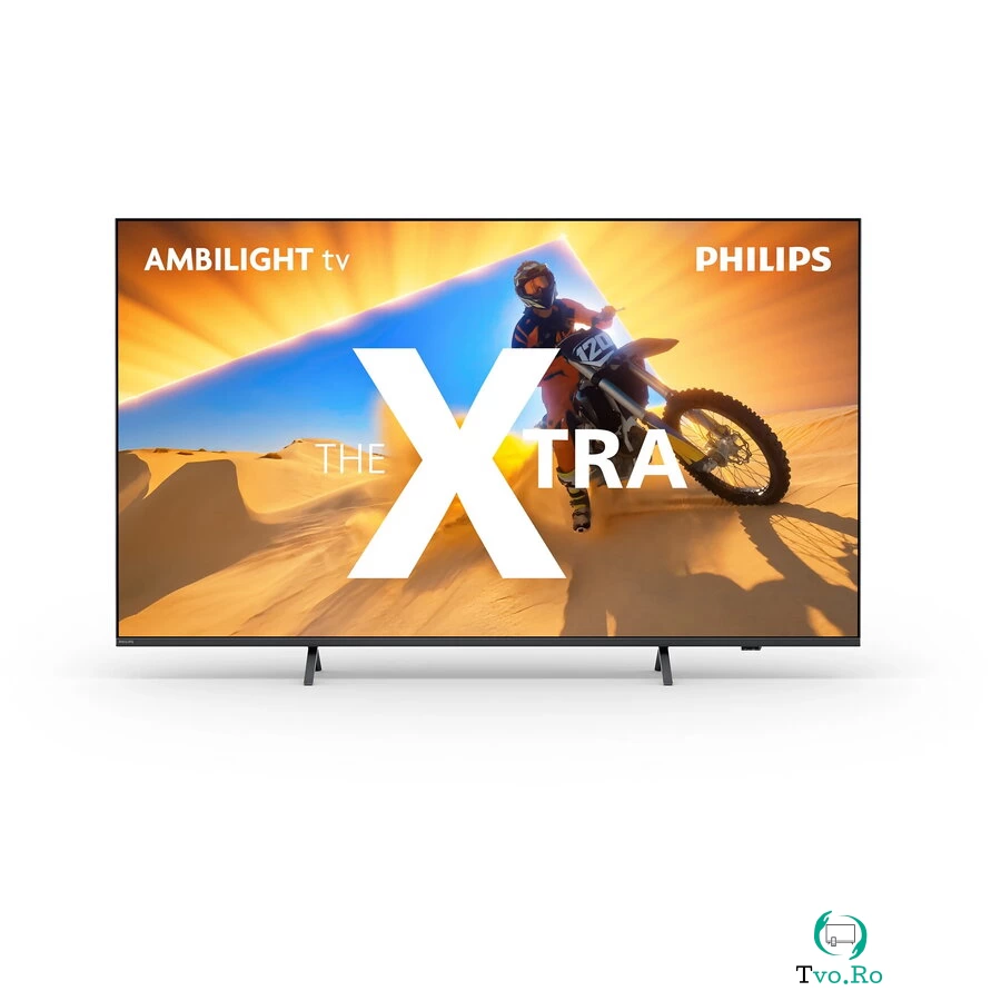 Philips Televizor Philips 85PML9019-12, Ambilight, 85 inch, Mini LED, 215 cm, 4K UHD, 144Hz, 3840 x 2160 pixeli, Gri Antracit