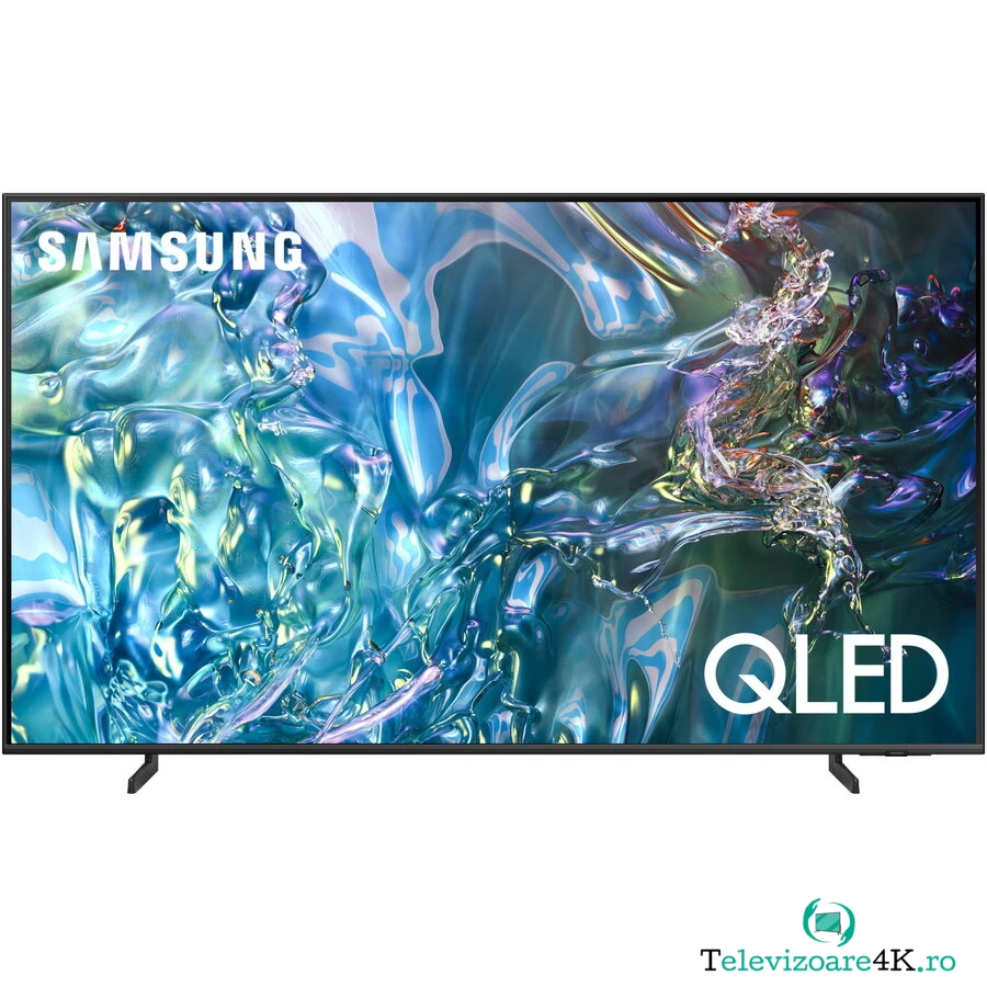 Samsung Televizor SAMSUNG QLED 65Q60D, 163 cm, Smart, 4K Ultra HD, Clasa E, Negru