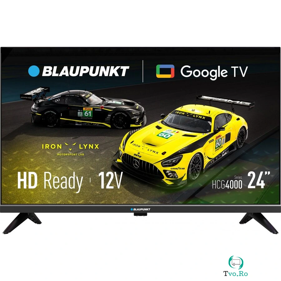 Televizor 24inch 60cm LED HD Ready DVB-T2/C/S2 Smart TV WiFi Blyetooth 2xHDMI 2xUSB 60Hz Negru la 688.99 lei ron