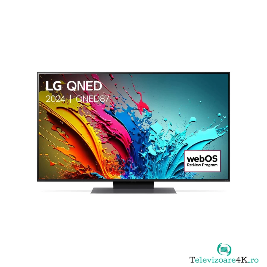 LG Televizor LG QNED 55QNED87T3B, 139 cm, Smart, 4K Ultra HD, 100 Hz, Clasa E