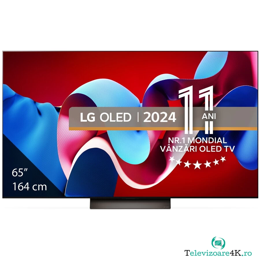 LG Televizor LG OLED evo 65C41LA, 164 cm, Smart, 4K Ultra HD, 100 Hz, Clasa F (Model 2024)