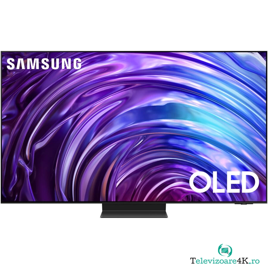 Samsung Televizor SAMSUNG OLED 55S95D, 138 cm, Smart, 4K Ultra HD, 100 Hz, Clasa G, Negru