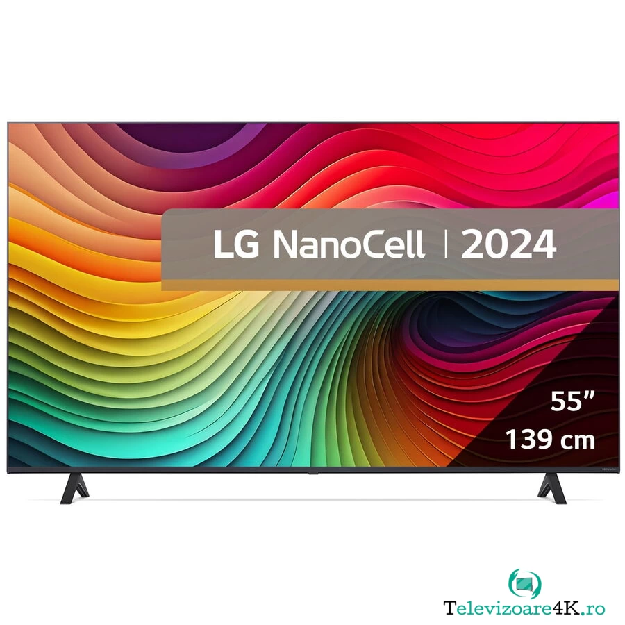 LG Televizor LG NanoCell 55NANO81T3A, 139 cm, Smart, 4K Ultra HD, Clasa G (Model 2024)
