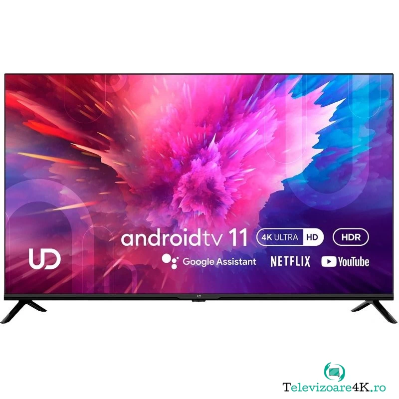 UD Televizor UD LCD 43U6210, 109 cm, Smart TV 4K, Negru