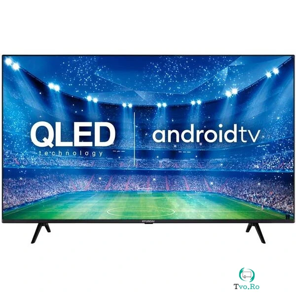 Hyundai Televizor QLED Hyundai 109 cm (43) QLX43840G, Ultra HD 4K, Smart TV, WiFi, CI+, Negru