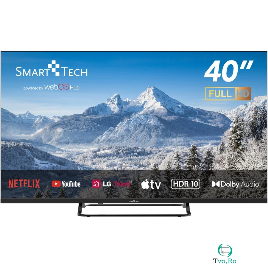 Televizor LED SmartTech 40FW01V, 101 cm, Smart WebOS, Full HD, Clasa E la 901.00 lei ron